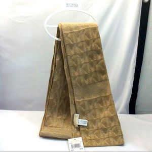 NWT Michael Kors women’s gold scarf
